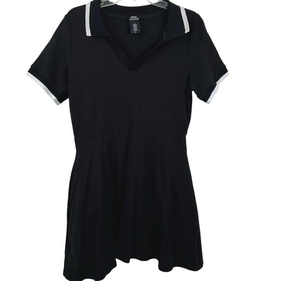 Hot Topic Dresses & Skirts - Social Collision Women Short Sleeve Mini Shirt Dress Goth School Black Size XL